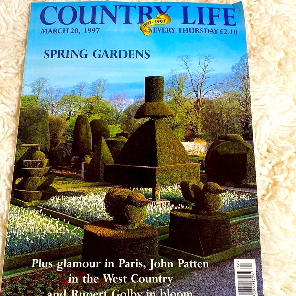 SPRING GARDENS ISSUE Country Life Magazine March 1997 GREAT BRITAIN